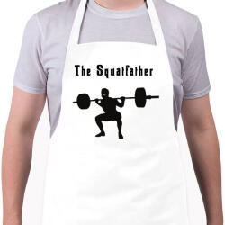 printfashion The squatfather - Kötény - Fehér (4910830)