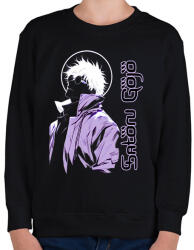 printfashion Satoru Gojo -páros minta - Gyerek pulóver - Fekete (16555235)