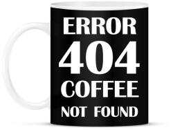 printfashion Error 404 - Bögre fehér - Bögre - Fekete (7022229)