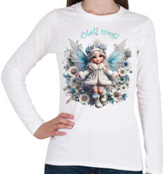 printfashion Ölelj meg! - Női hosszú ujjú póló - Fehér (15337106)