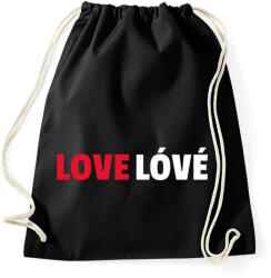 printfashion LOVE LÓVÉ - Sportzsák, Tornazsák - Fekete (10870914)