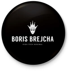 printfashion Boris Brejcha - high-tech minimal - Kitűző, hűtőmágnes - Fekete (13606622)