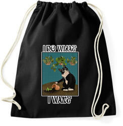 printfashion What I want - Sportzsák, Tornazsák - Fekete (15494559)