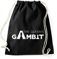 printfashion The Queen's Gambit logo - Sportzsák, Tornazsák - Fekete (4820127)