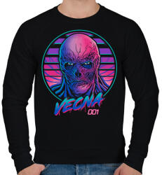 printfashion Vecna - Férfi pulóver - Fekete (7477981)
