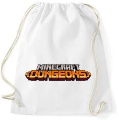 printfashion Minecraft játékmód - Sportzsák, Tornazsák - Fehér (2584764)
