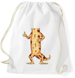 printfashion Gyíkember - Sportzsák, Tornazsák - Fehér (13221074)