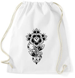 printfashion Rose-01 - Sportzsák, Tornazsák - Fehér (5255981)