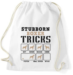 printfashion Boxer tricks - Sportzsák, Tornazsák - Fehér (824065)