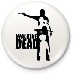 printfashion TWD sziluett - Kitűző, hűtőmágnes - Fehér (14234053)