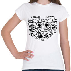 printfashion catheart. b - Női póló - Fehér (15673290)