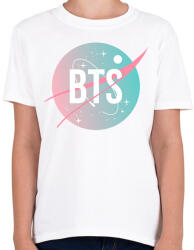 printfashion BTS NASA - Gyerek póló - Fehér (2036162)