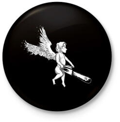 printfashion cupido - Kitűző, hűtőmágnes - Fekete (3103089)