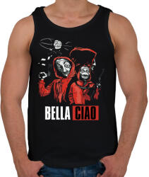 printfashion Bella Ciao - Nagy Pénzrablás - Money Heist - Casa de Papel - Férfi atléta - Fekete (5729583)