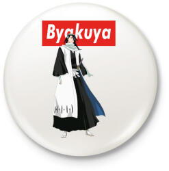 printfashion Byakuya - Kitűző, hűtőmágnes - Fehér (5418256)
