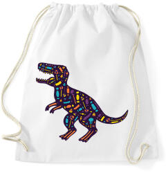 printfashion Cukor T-rex - Sportzsák, Tornazsák - Fehér (6386983)