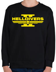 printfashion Helldivers 2 - Gyerek pulóver - Fekete (15992386)