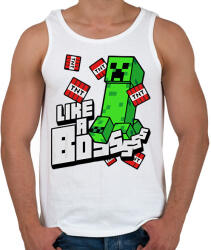 printfashion Minecraft TNT - Férfi atléta - Fehér (1845265)