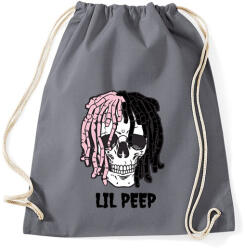 printfashion Lil Peep - Sportzsák, Tornazsák - Grafitszürke (1488584)