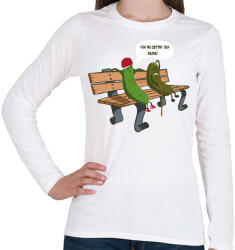 printfashion Spanok - Női hosszú ujjú póló - Fehér (443629)