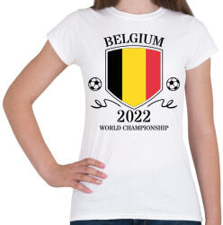 printfashion Belgium 2022 - Női póló - Fehér (10791380)