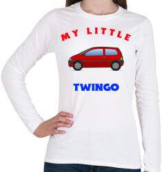 printfashion MY LITTLE TWINGO - Női hosszú ujjú póló - Fehér (10910259)