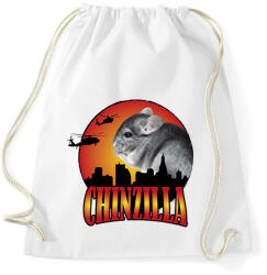 printfashion Chinzilla - Sportzsák, Tornazsák - Fehér (10954658)