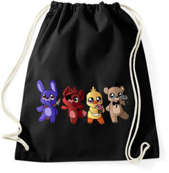 printfashion Cuki fnaf karakterek - Sportzsák, Tornazsák - Fekete (14442969)