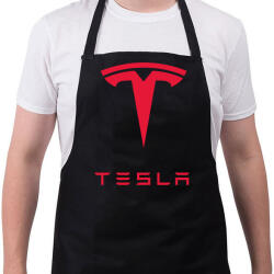 printfashion Tesla - Kötény - Fekete (4925613)