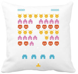 printfashion Galaga - Párnahuzat, Díszpárnahuzat - Fehér (11688467)