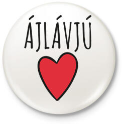 printfashion Ájlávjú - Kitűző, hűtőmágnes - Fehér (6084780)