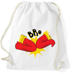 printfashion Új köszönés Bro - Sportzsák, Tornazsák - Fehér (2397799)