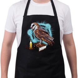 printfashion magic owl - Kötény - Fekete (4930480)