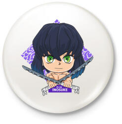 printfashion DS Inosuke - Kitűző, hűtőmágnes - Fehér (5130777)
