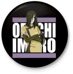 printfashion Orochimaru - Kitűző, hűtőmágnes - Fekete (3099616)