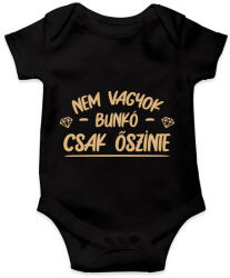 printfashion Nem vagyok bunkó - Baba Body - Fekete (7518975)