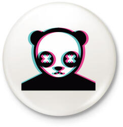 printfashion Maci freak ijesztő arc - Kitűző, hűtőmágnes - Fehér (11374407)