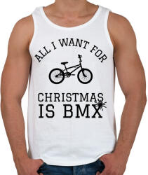 printfashion CHRISTMAS BMX - Férfi atléta - Fehér (10133070)