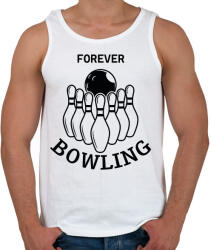 printfashion Forever bowling - Férfi atléta - Fehér (7166553)