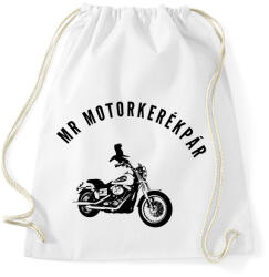 printfashion mr motorkerékpár - Sportzsák, Tornazsák - Fehér (1354669)