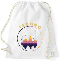 printfashion Techno - Hang - Sportzsák, Tornazsák - Fehér (6578343)
