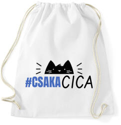 printfashion CSAK A CICA - Sportzsák, Tornazsák - Fehér (10211724)