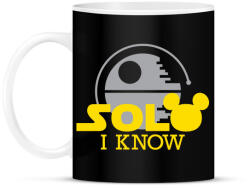 printfashion Solo I know - Bögre - Fekete (795714)