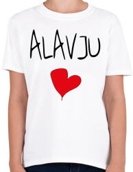printfashion ALAVJU - I love you meme - Gyerek póló - Fehér (5587354)