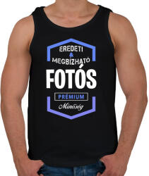 printfashion Fotós prémium minőség - Férfi atléta - Fekete (1468159)