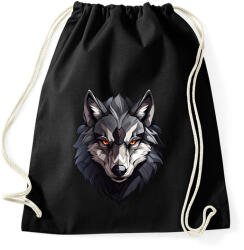 printfashion Farkas - Sportzsák, Tornazsák - Fekete (16317987)