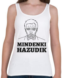 printfashion Dr. House - mindenki hazudik - Női atléta - Fehér (10350888)