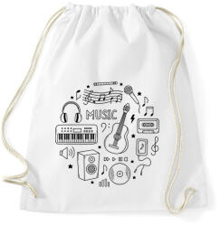 printfashion music - Sportzsák, Tornazsák - Fehér (14225833)