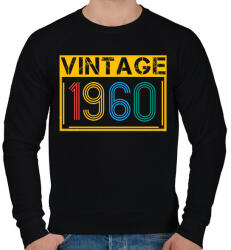 printfashion 1960 - Férfi pulóver - Fekete (13120152)