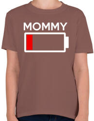 printfashion MOMMY - Gyerek póló - Mogyoróbarna (285243)